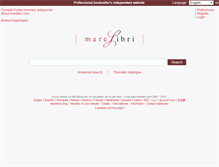 Tablet Screenshot of marelibri.com